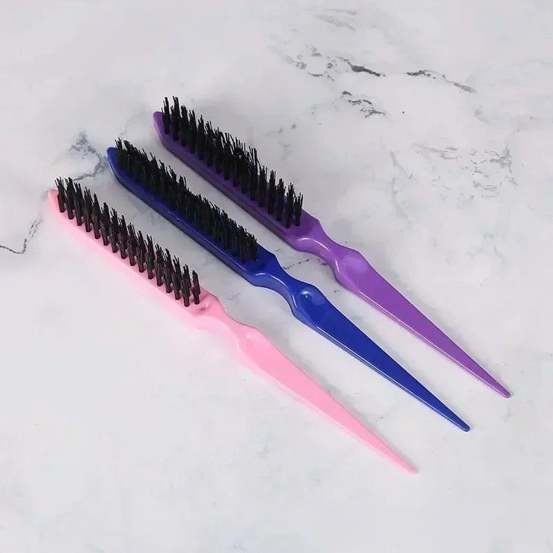 1Pcs Professional Hair Brushes Comb Teasing Back Combing Hair Brush Slim Line Styling Tools Hairdressing Professional Tools