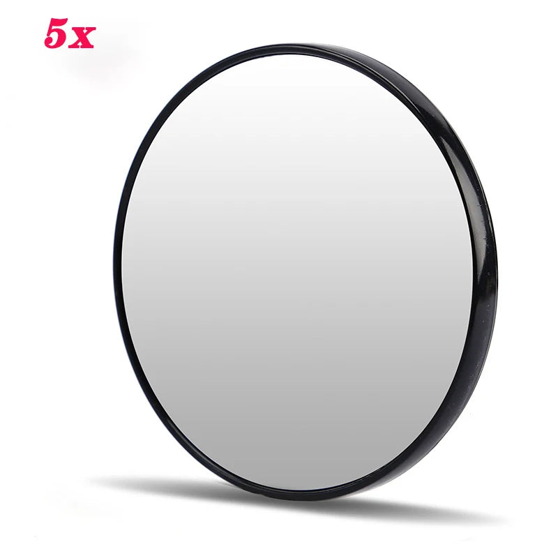 5X/10X/15X Magnifying Mirror with Suction Cup Round Cosmetics Makeup Mirror Shaving Bedroom Compact Magnification Vanity Mirrors