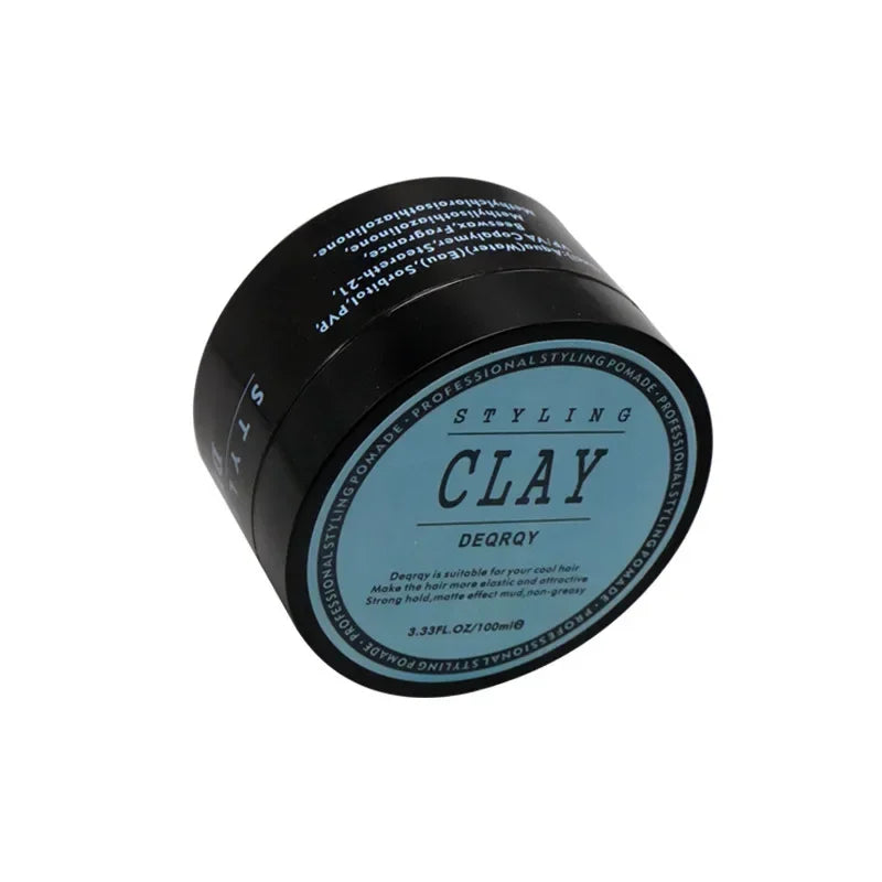 Fashion Matte Finished Styling Clay Daily Use Mens Hair Clay High Strong Hold Low Shine Hair Styling Wax Creme Hair Care