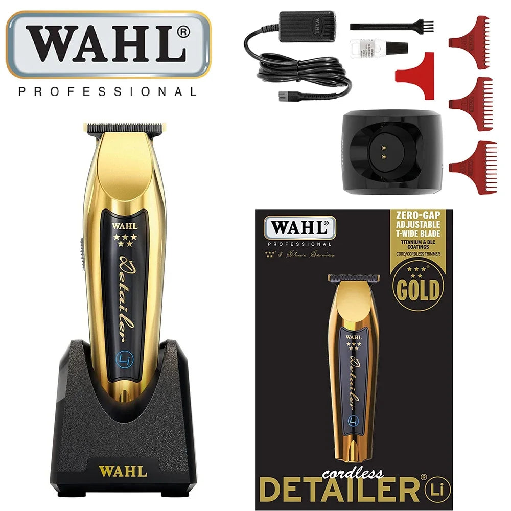 Original  Wahl Hair Clipper for Barbers, 5-Star Series, Cordless Hair Clipper, Magic Clip  & Detaliers & Vanish