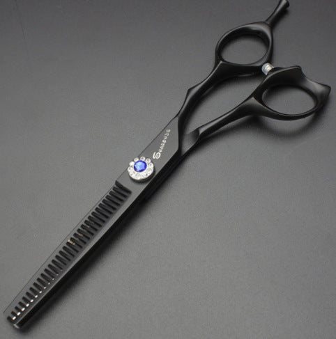 Rose Scissors 7 Inch Hairdressing Scissors To Thin Teeth Scissors Set