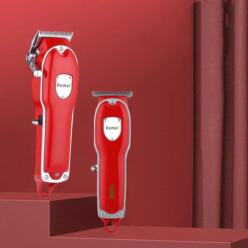 High-power Hair Salon Oil Head Engraving Rechargeable Electric Clipper