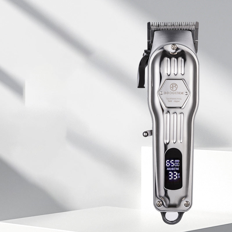 Hairdressing Set Full Metal Professional Hairdressing Electric Hair Shaving Rechargeable Electric Clippers