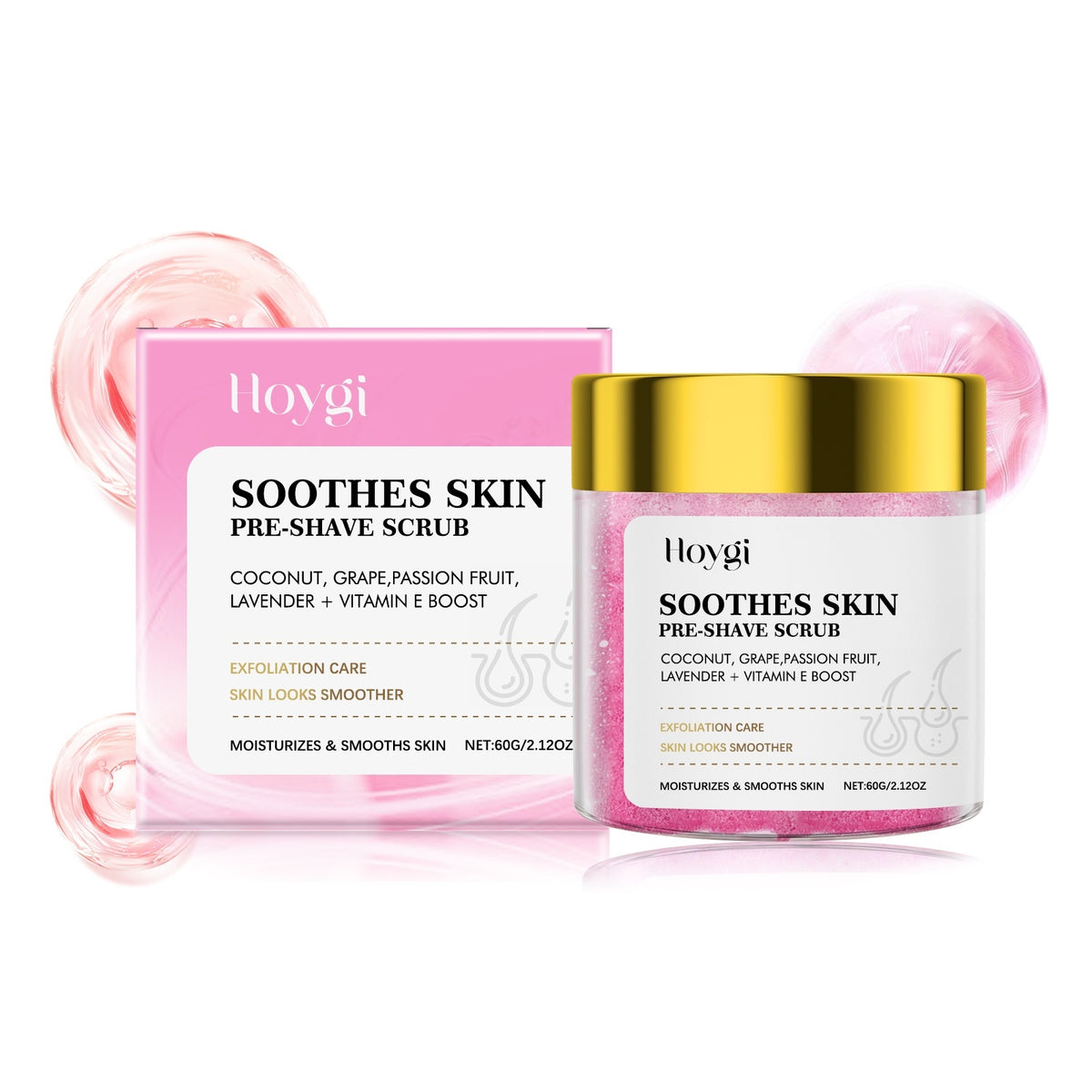Hair Removal And Shaving Scrub Before Shaving