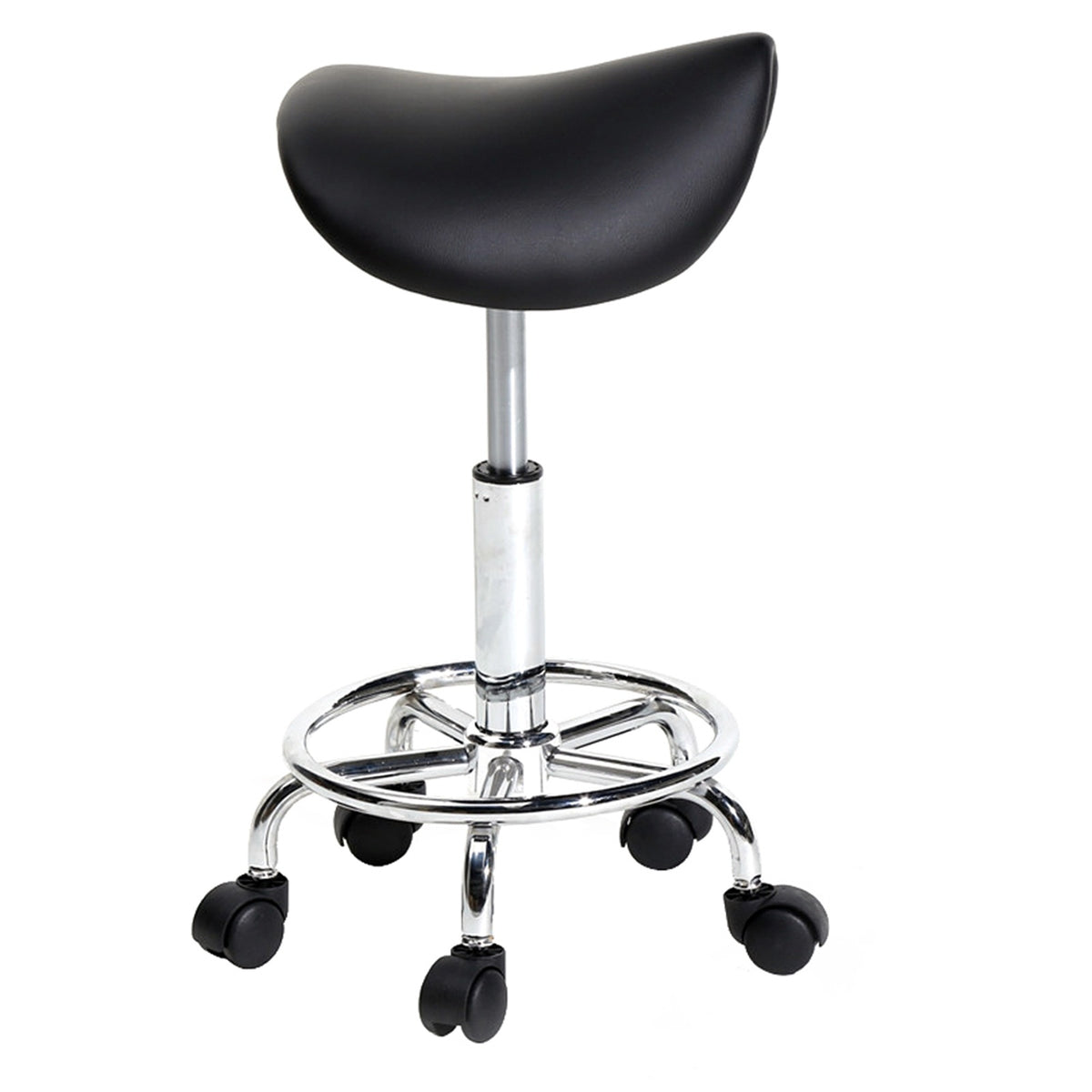 Saddle Stool Feet Rotation Bar Stool