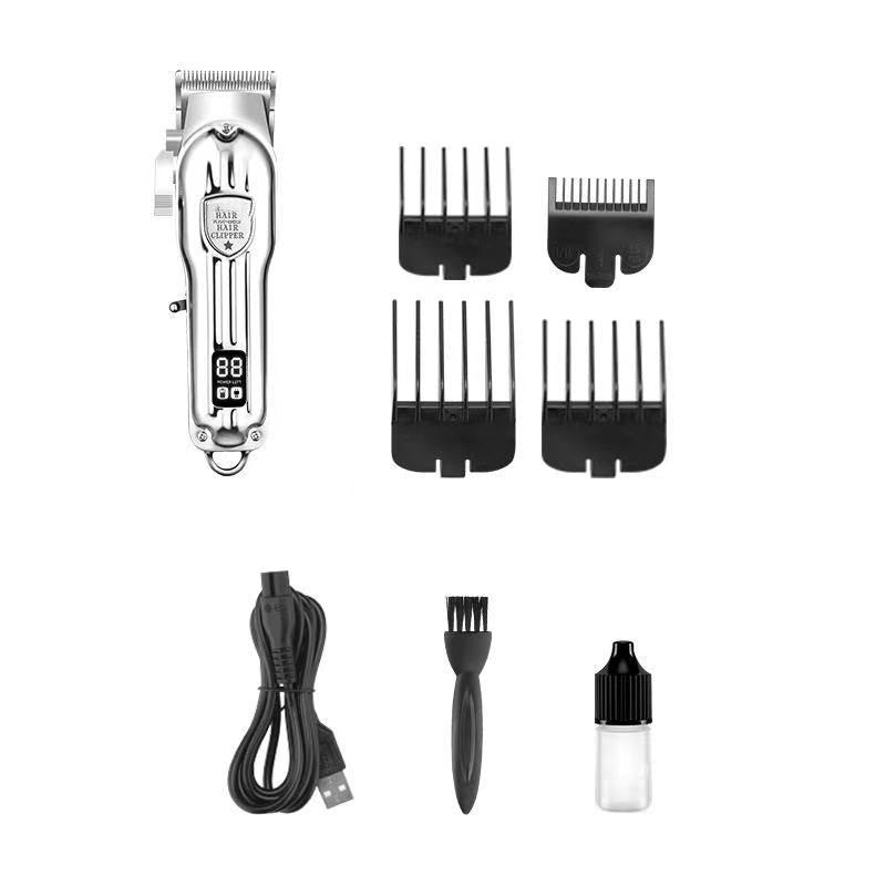 Electric Scissors USB Charging Oil Head LCD Hair Clipper