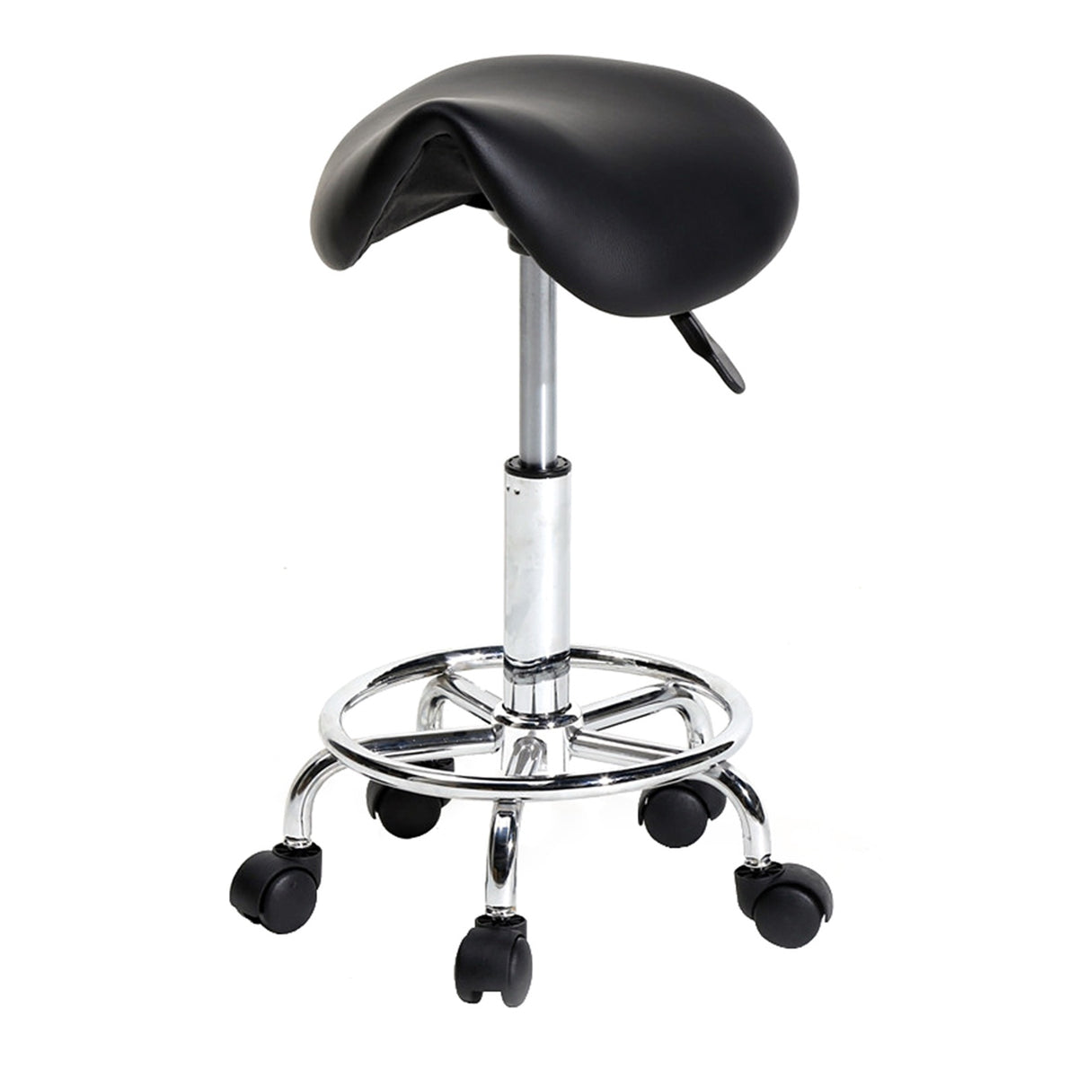 Saddle Stool Feet Rotation Bar Stool