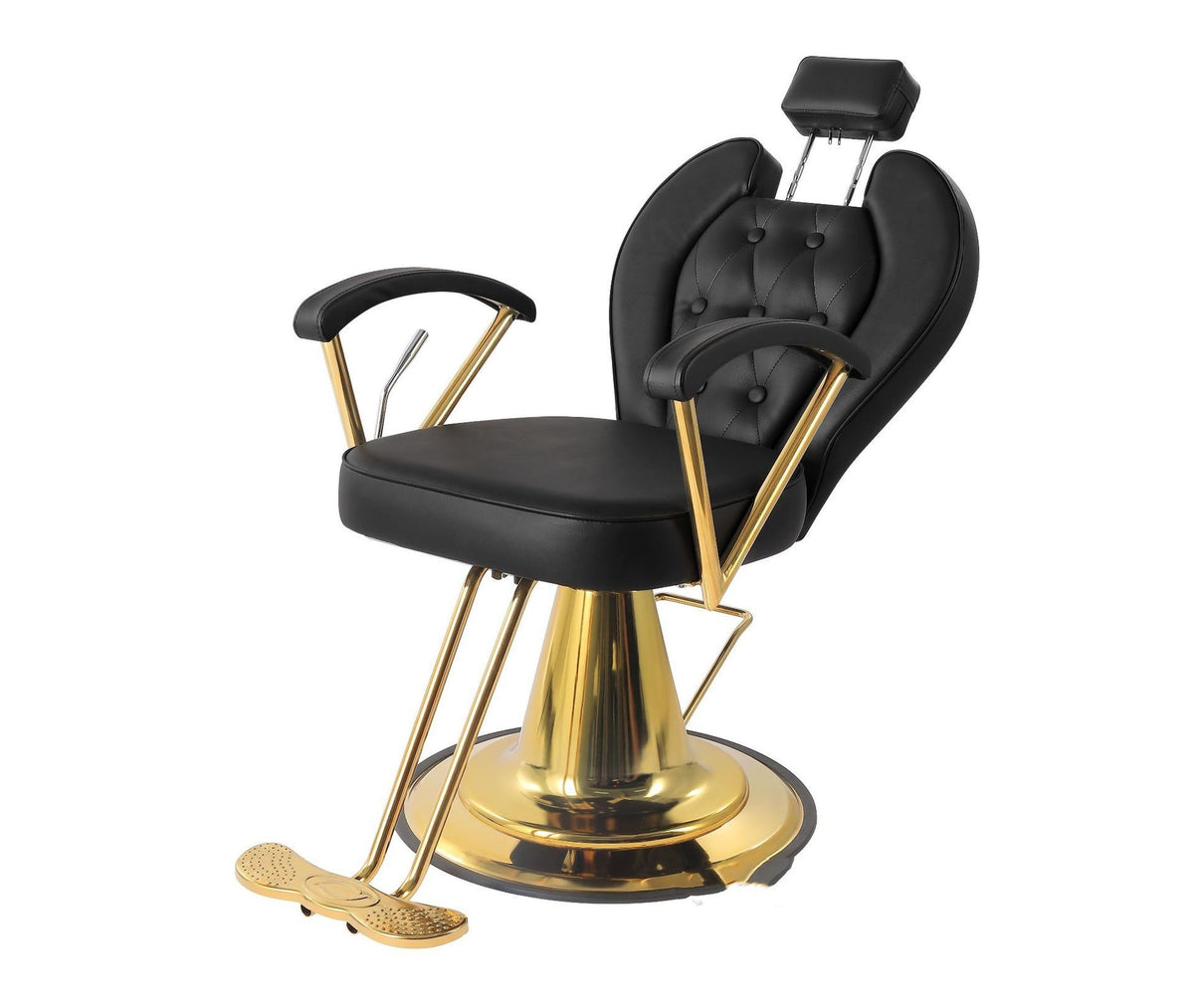 Comfortable Golden Hair Salon Chair