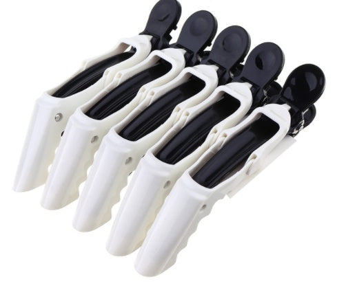 Alligator Clip Hairdressing Plastic Clip Partition Alligator Clip Hair Salon Special Color Duckbill Clip Barber Shop Hot Dye Clip