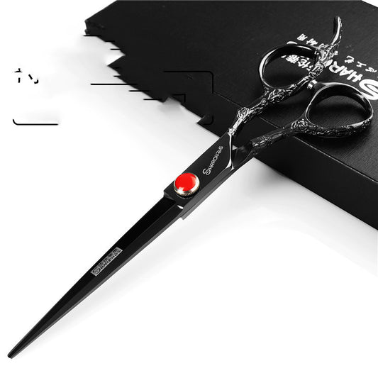 Rose Scissors 7 Inch Hairdressing Scissors To Thin Teeth Scissors Set