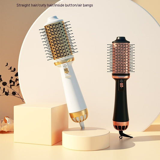 Straight Hair Anion Does Not Hurt Hair All-in-one Blowing Combs