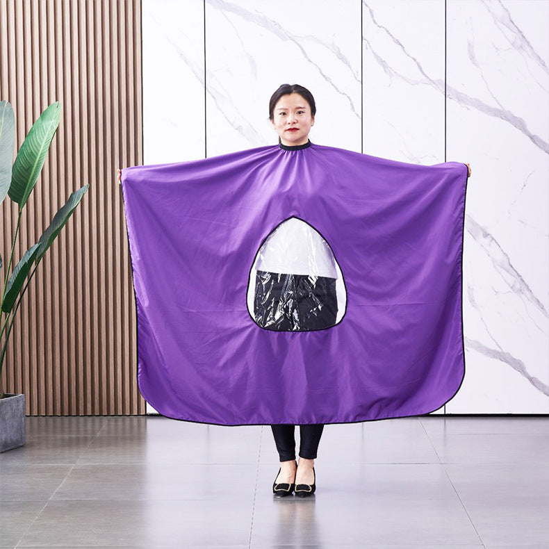 Hairdressing Supplies Shawl Visible Transparent Protection Cloth